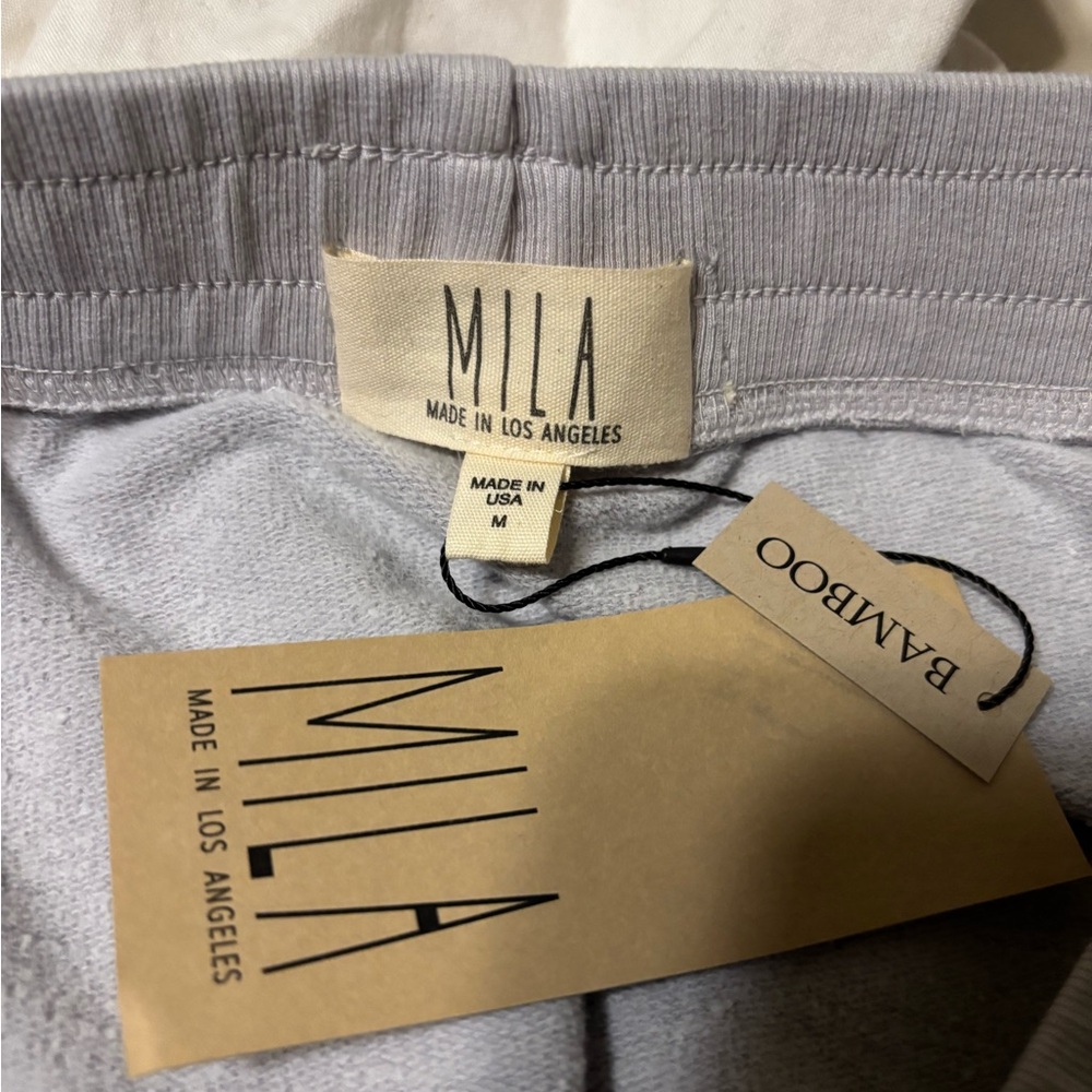 MILA (Made in Los Angeles) boutique bamboo flared skirt nwt